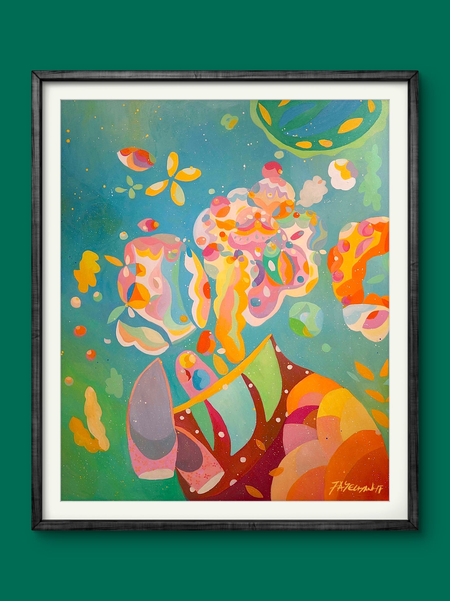 Floral Embrace - Fine Art Print