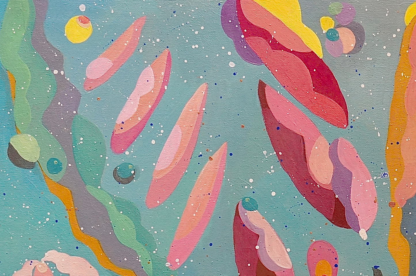 Blooms of Love - Original Painting by Faye Chan