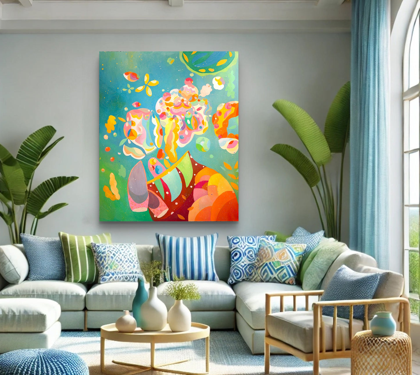 Floral Embrace - Fine Art Print