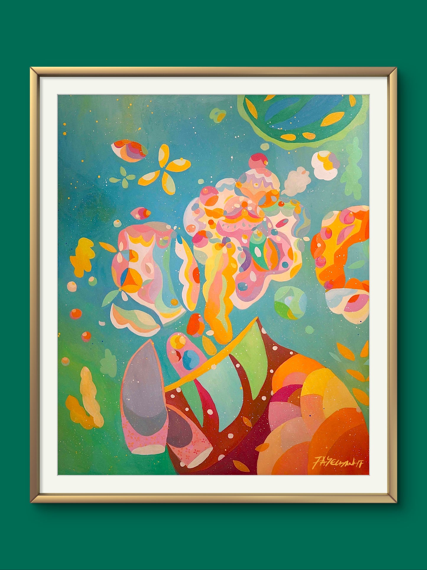 Floral Embrace - Fine Art Print