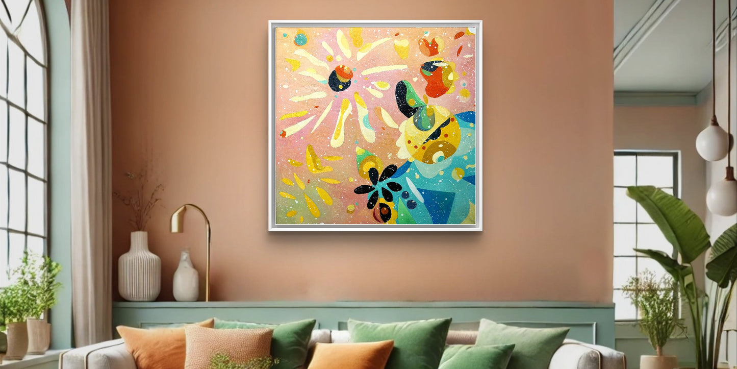 Outer Radiance - Original Painting by Faye Chan