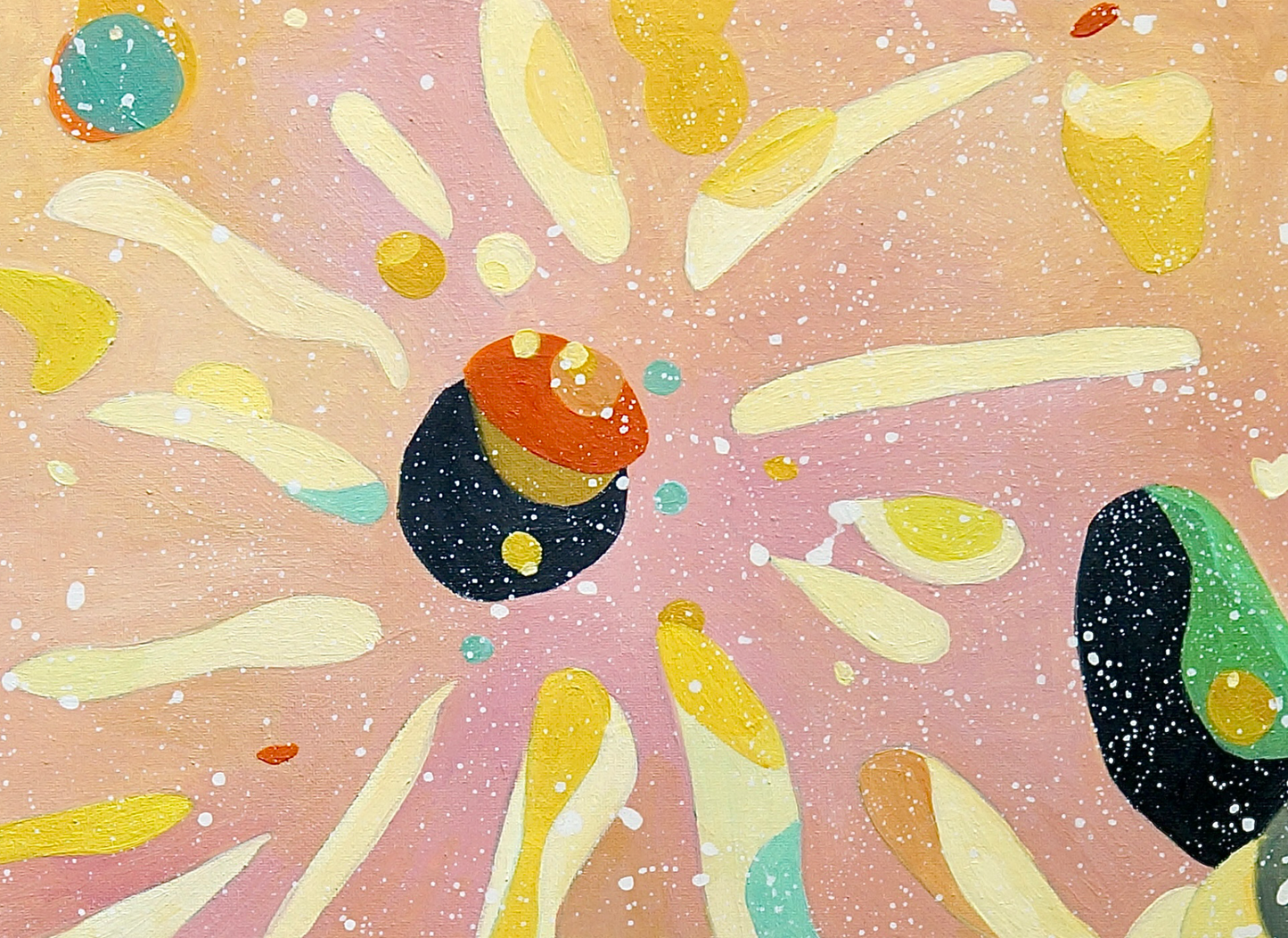 Outer Radiance - Original Painting by Faye Chan