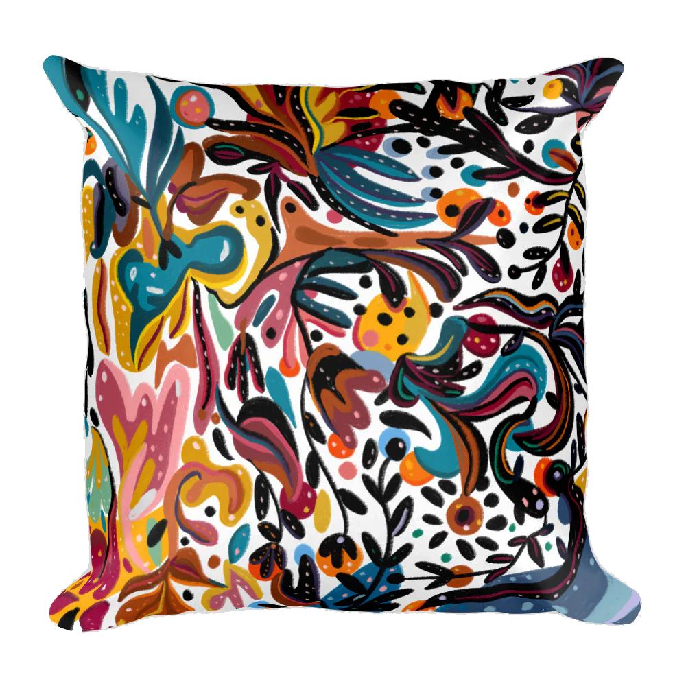 Summer Fruit White Double-sided Cushion