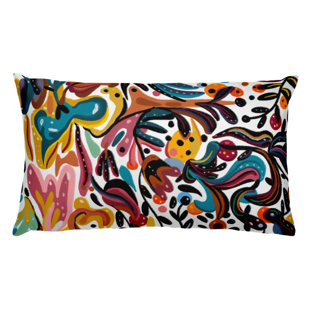 Summer Fruit White Double-sided Cushion
