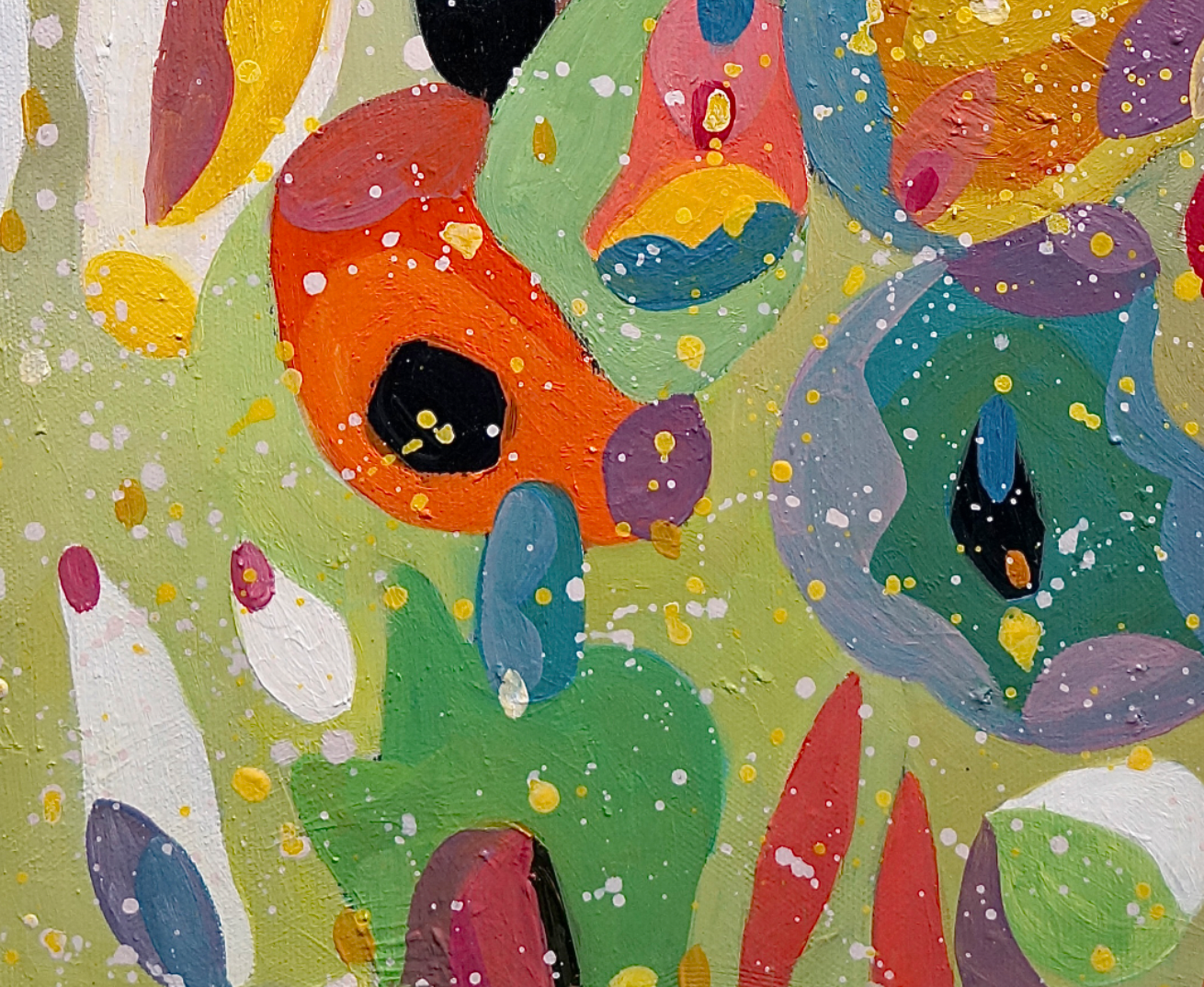 Tender Resilience - Original Painting by Faye Chan