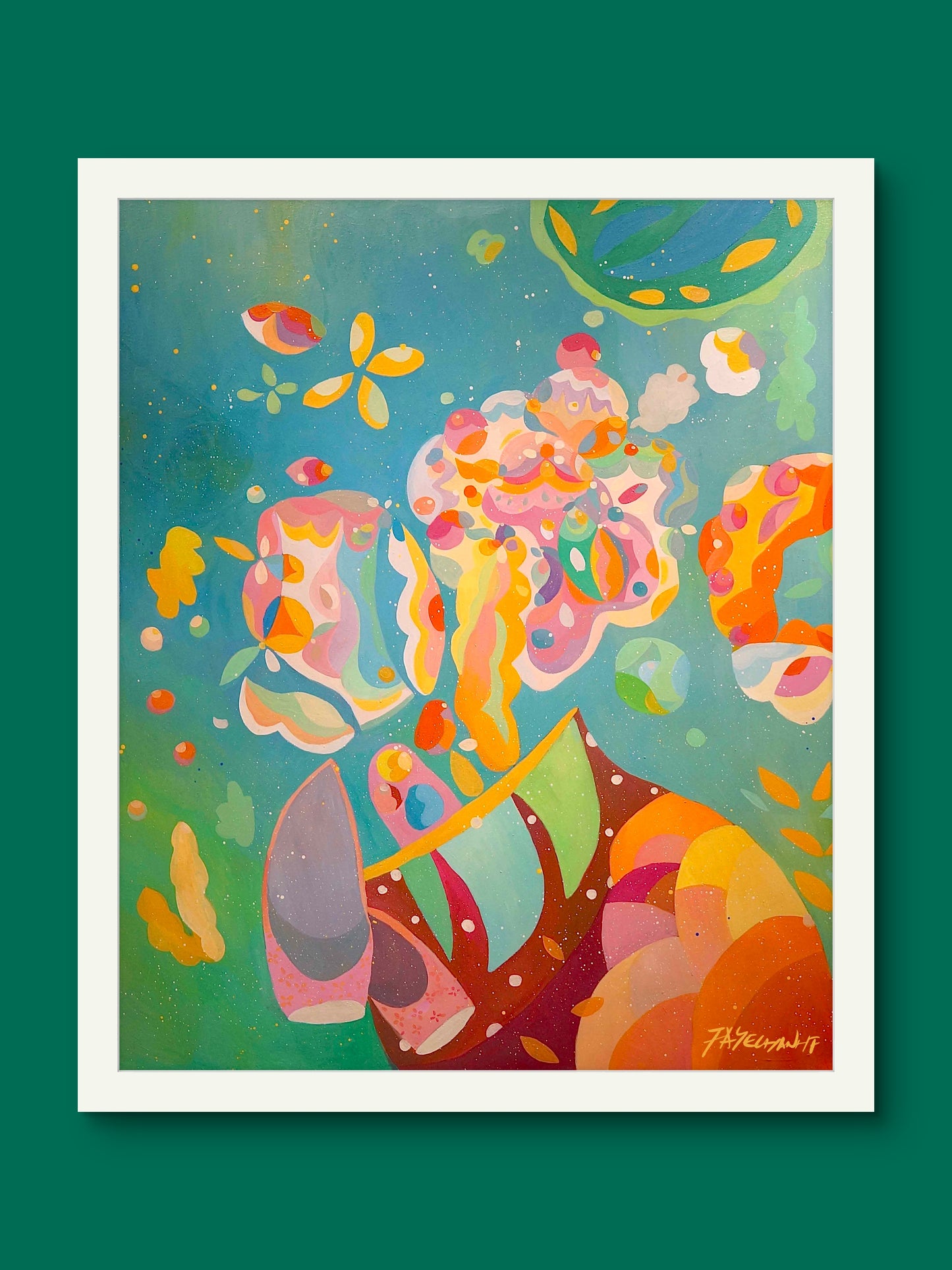 Floral Embrace - Fine Art Print