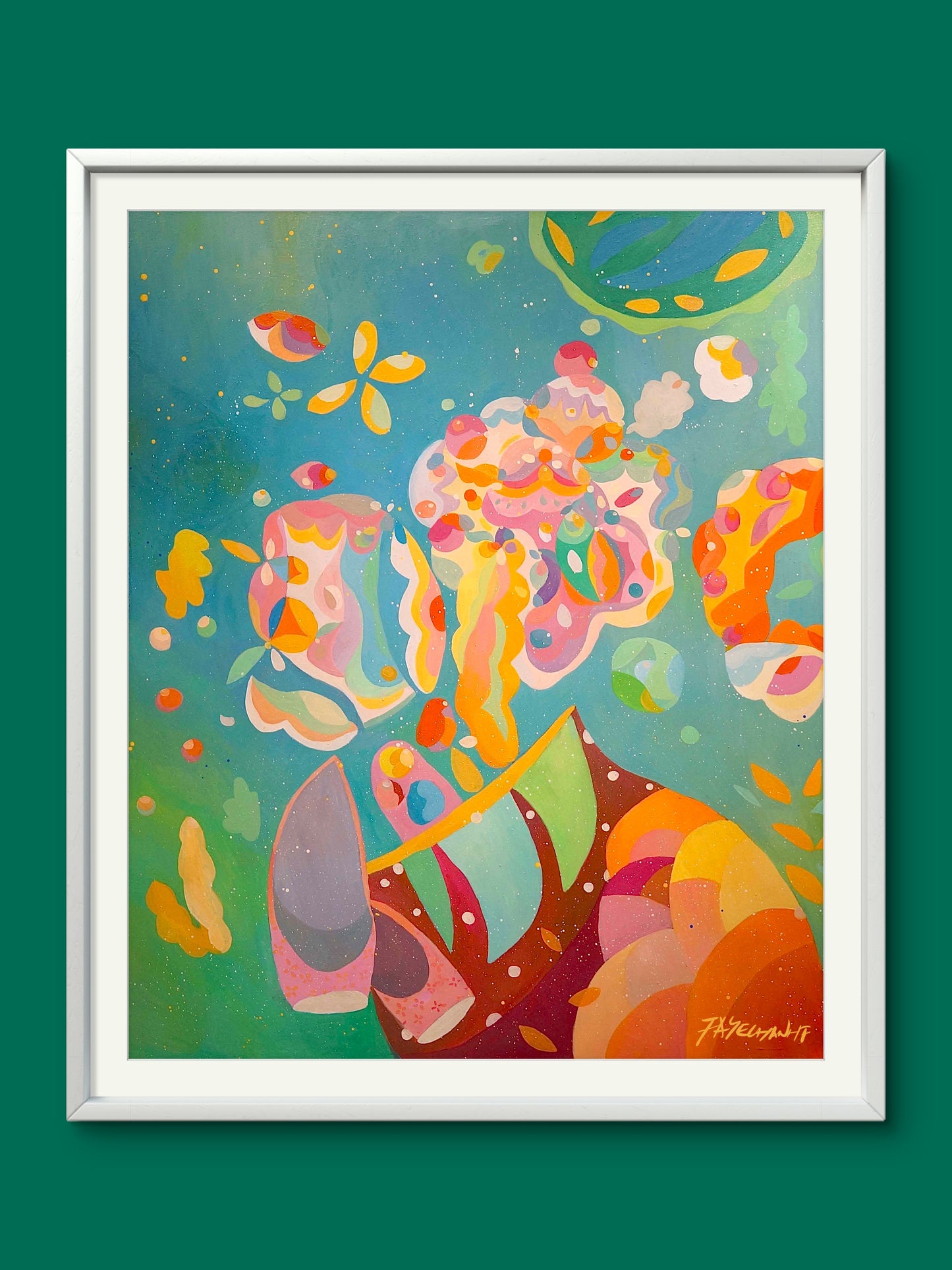Floral Embrace - Fine Art Print