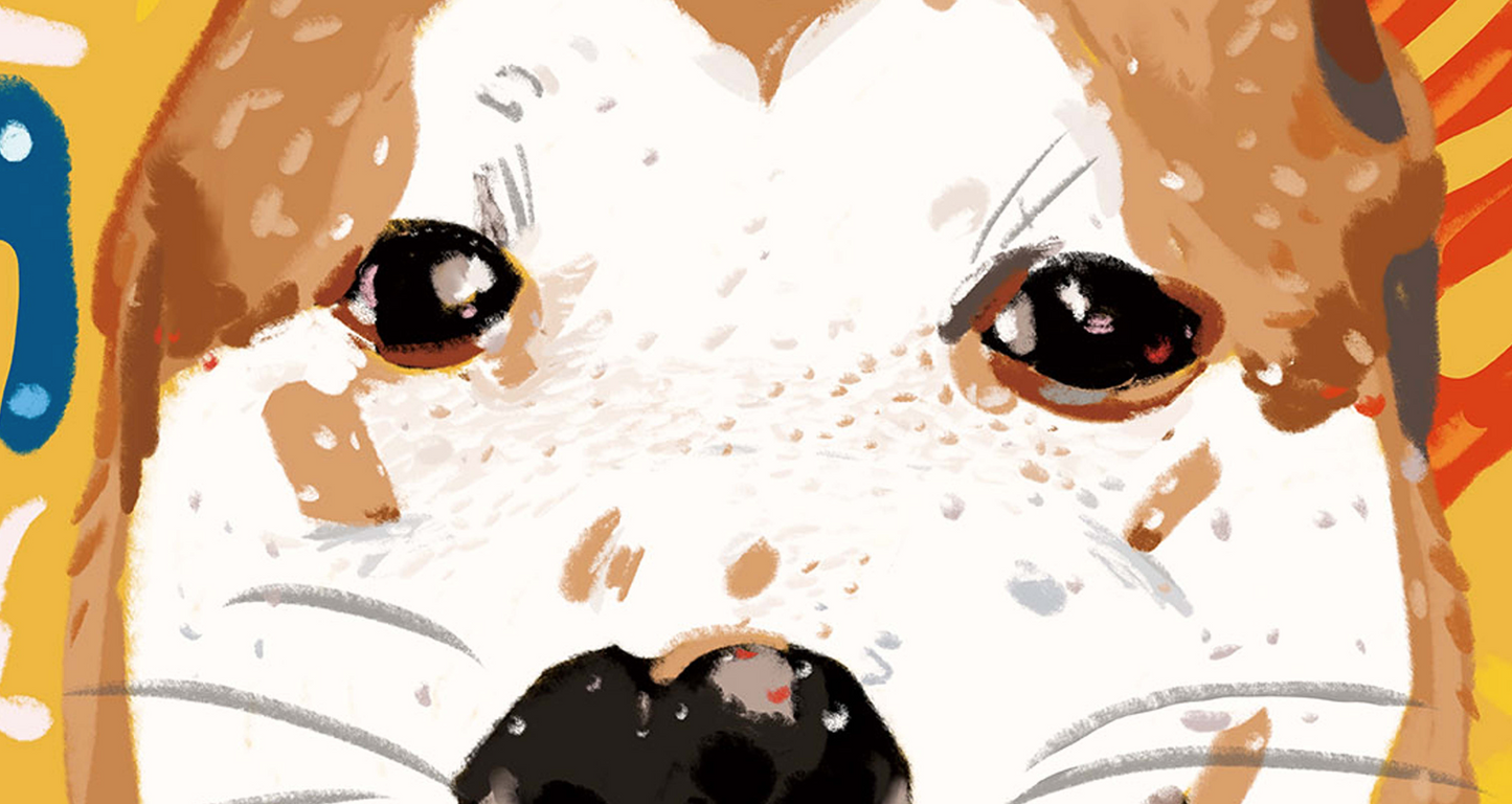 The Artist's Dog "BB" Illustration Print