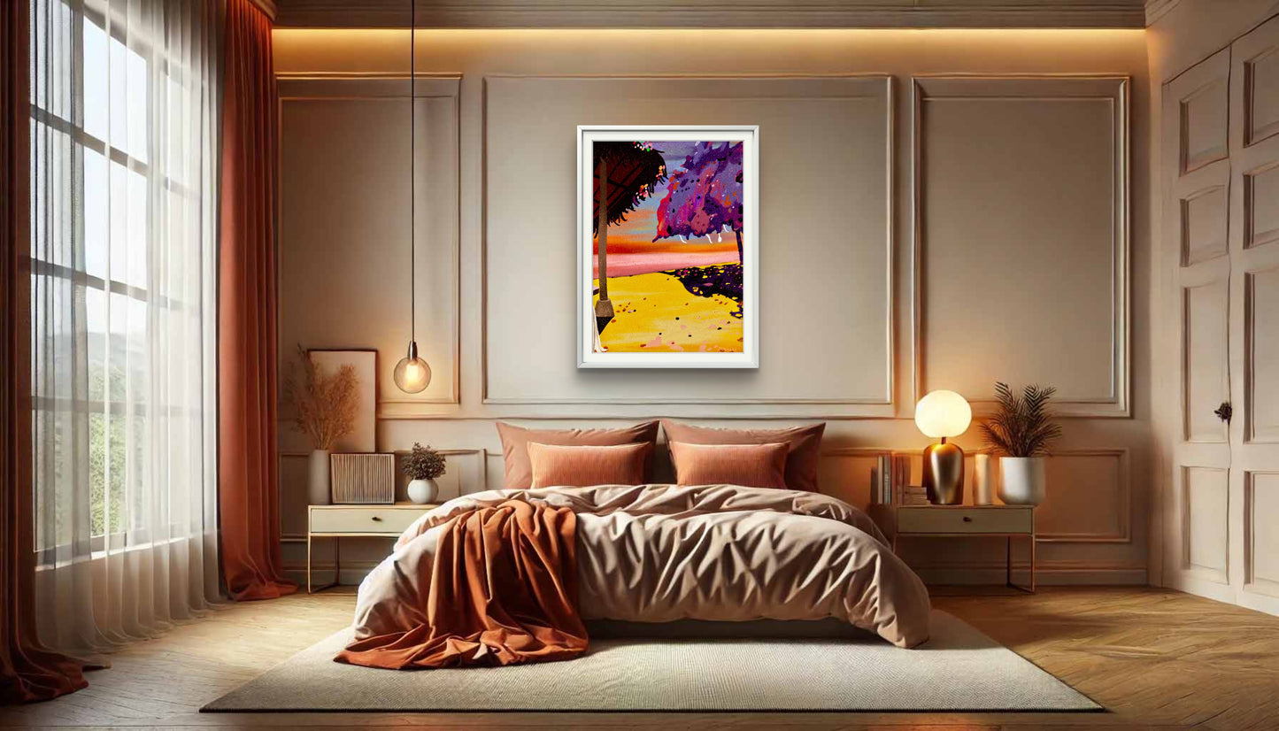 The Beach Illustration Print