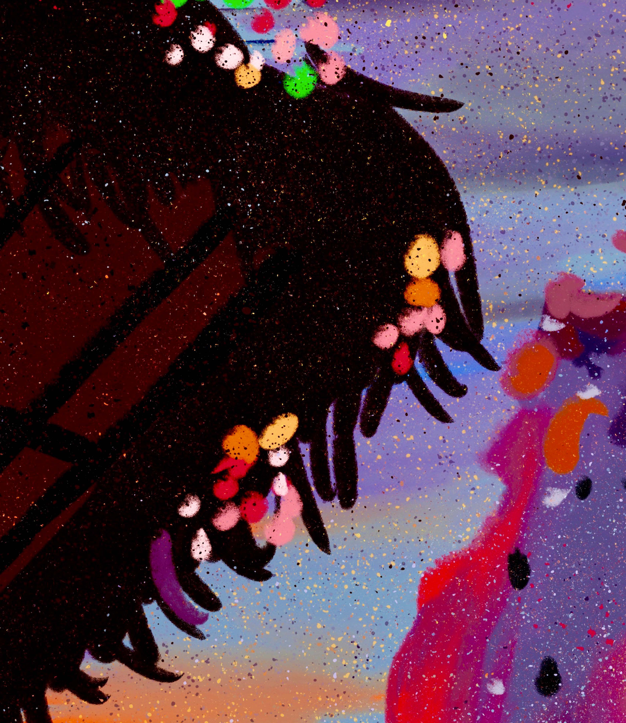 The Beach Illustration Print