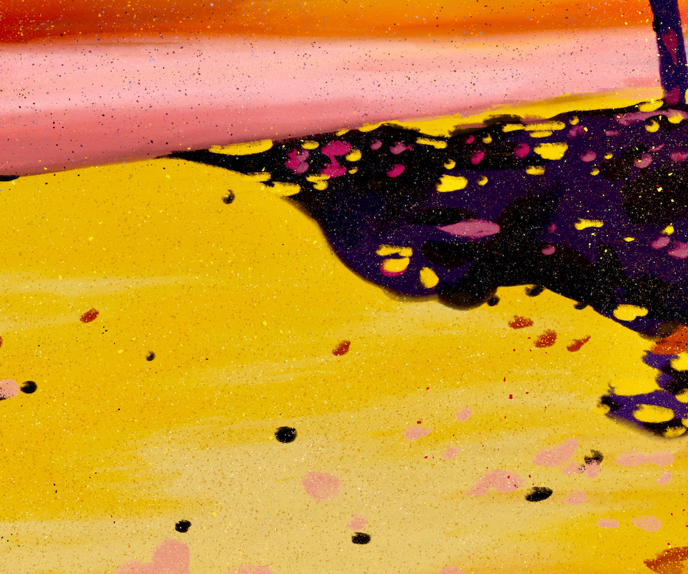 The Beach Illustration Print