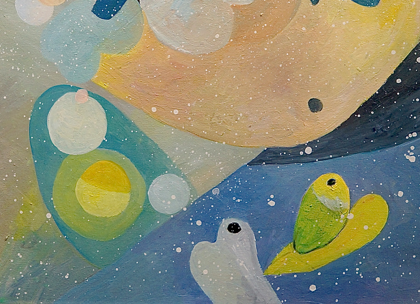Fantasy Bubble - Original Painting by Faye Chan
