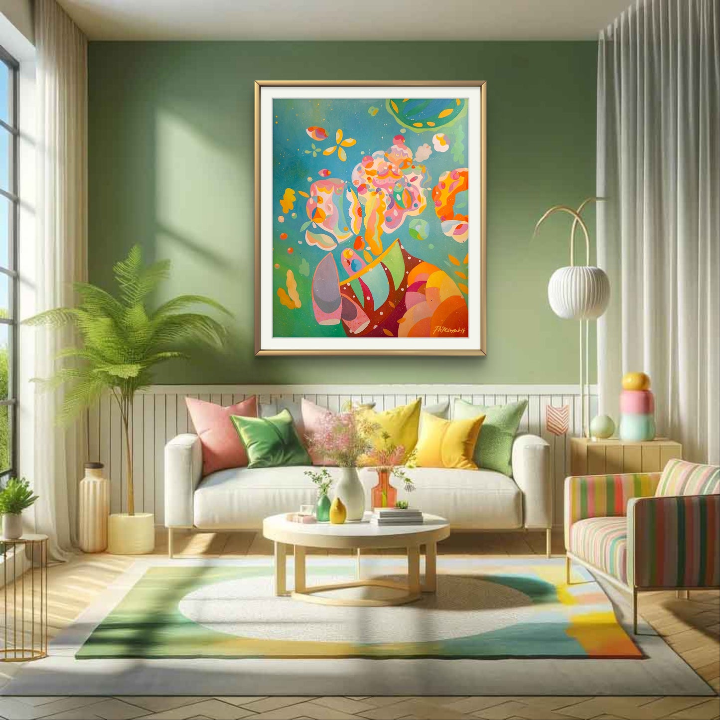 Floral Embrace - Fine Art Print