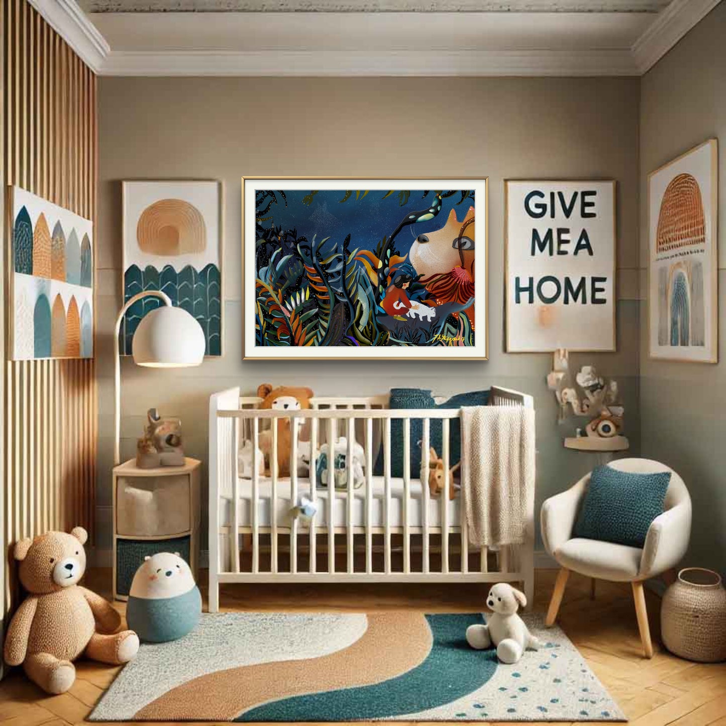 Give Me a Home Illustration Print