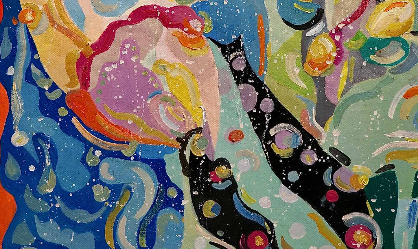 Petals of Care - Original Painting by Faye Chan