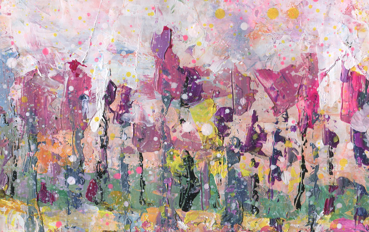 Pink Mushroom Trees - Fine Art Print