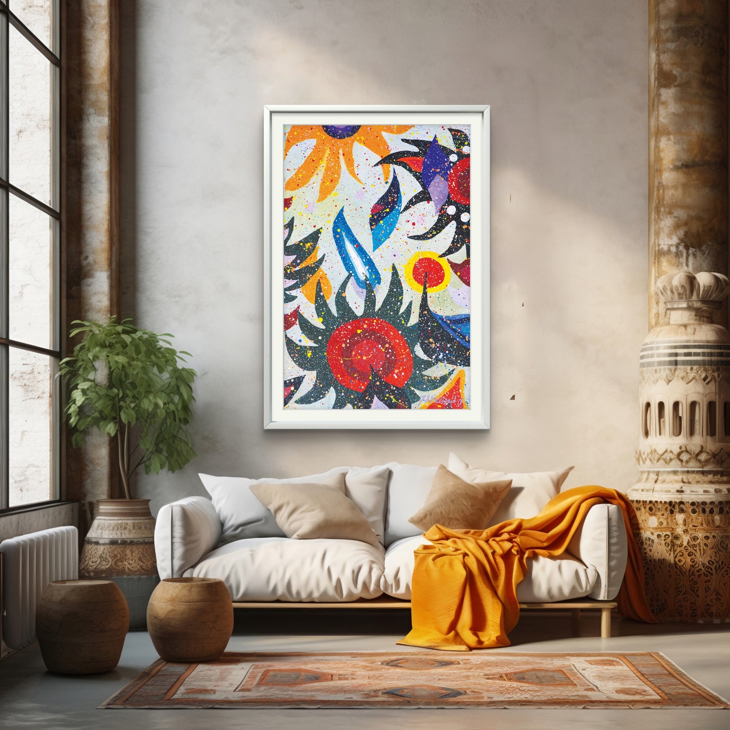Sun and Flowers - Fine Art Print