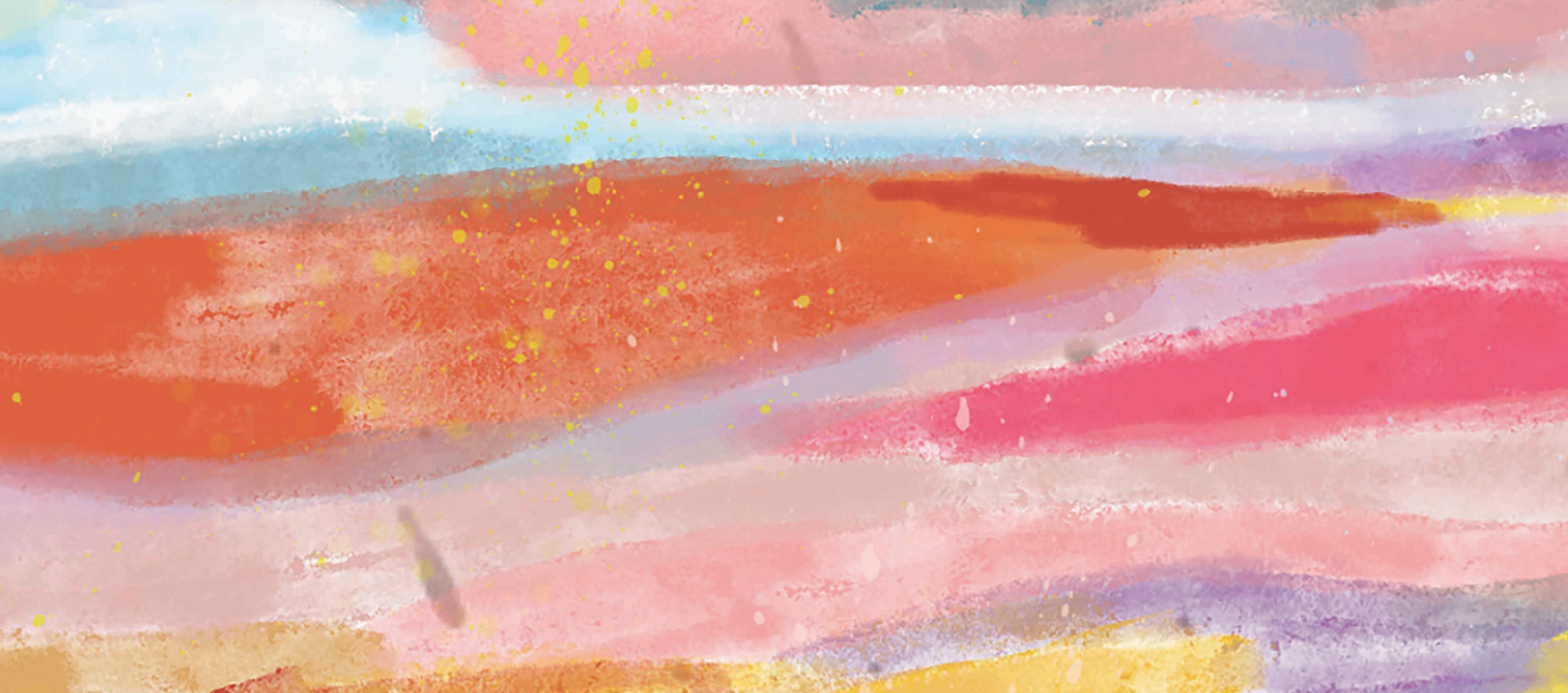 Sunset Walk illustration Print