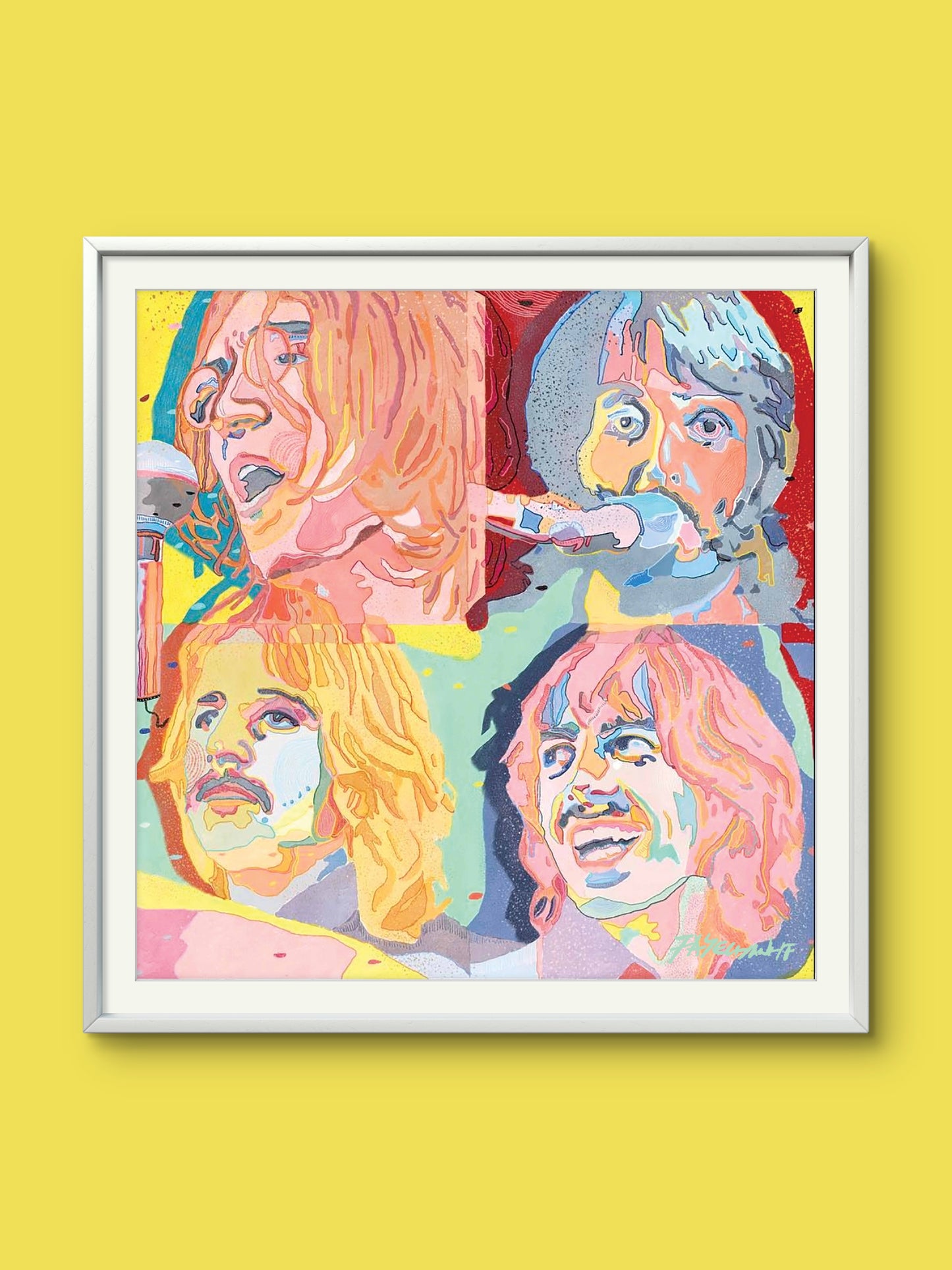 Beatles Let it Be Illustration Print