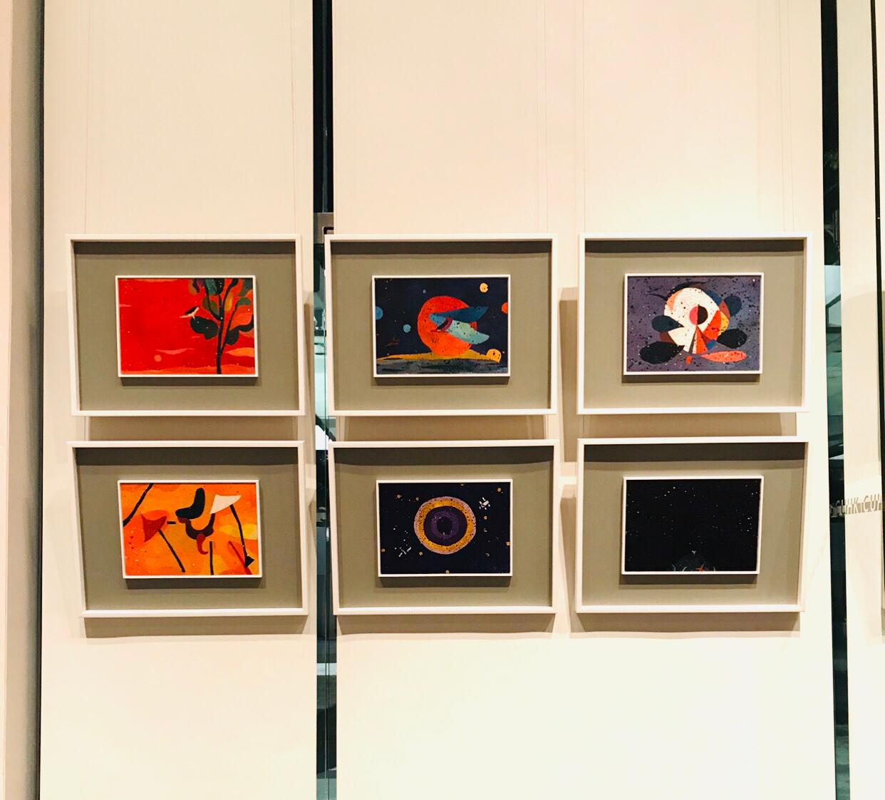 Playful birds - Original Painting by Faye Chan