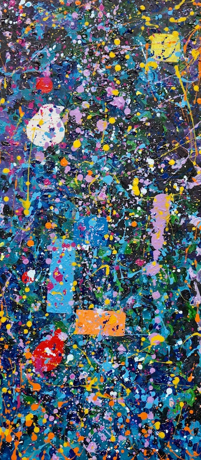Evening View From My Window - Original Painting by Faye Chan