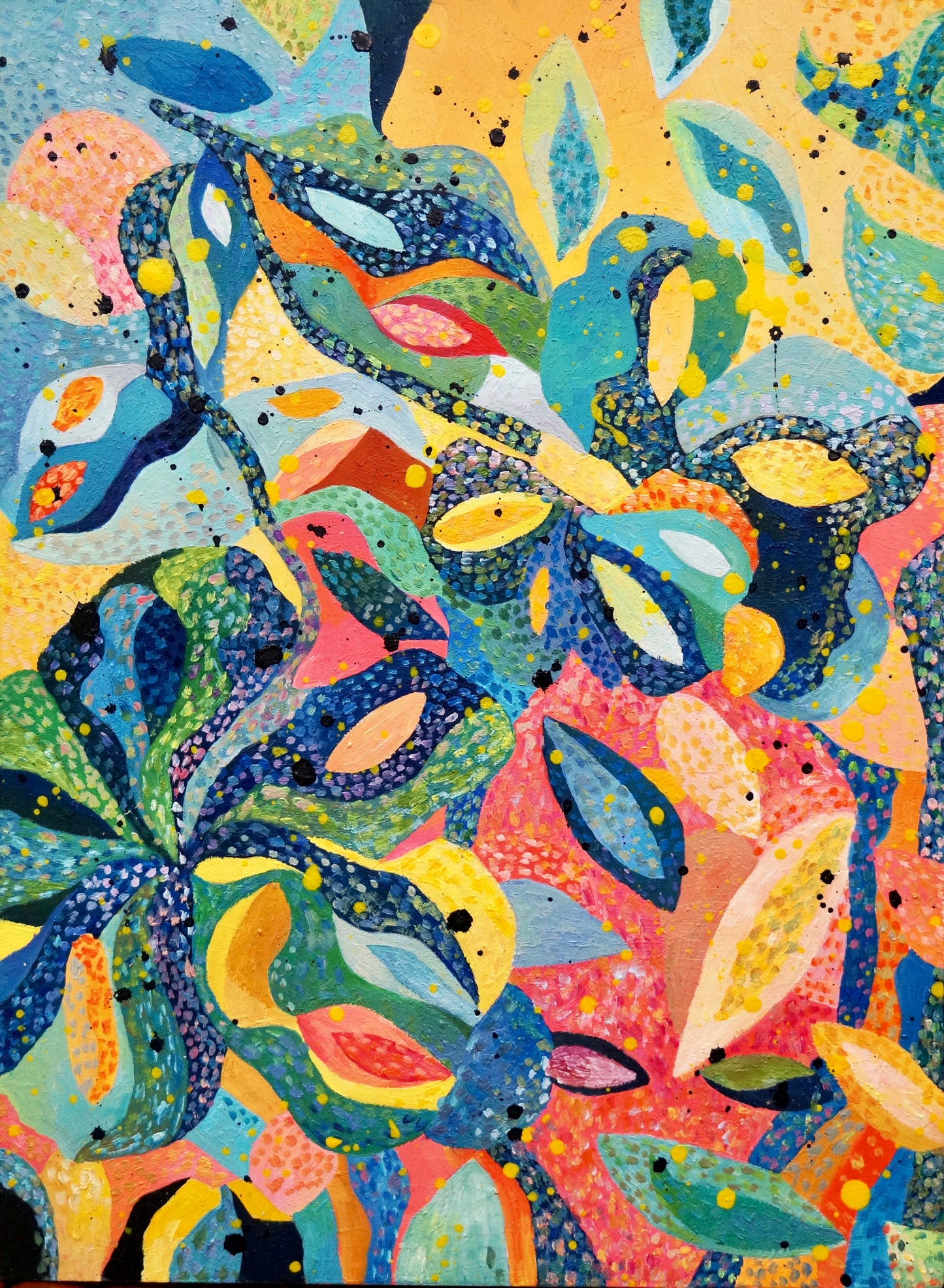 Flowers 1 - Original Painting by Faye Chan