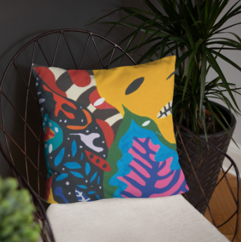 Colourful Palau Ant Double-sided Cushion