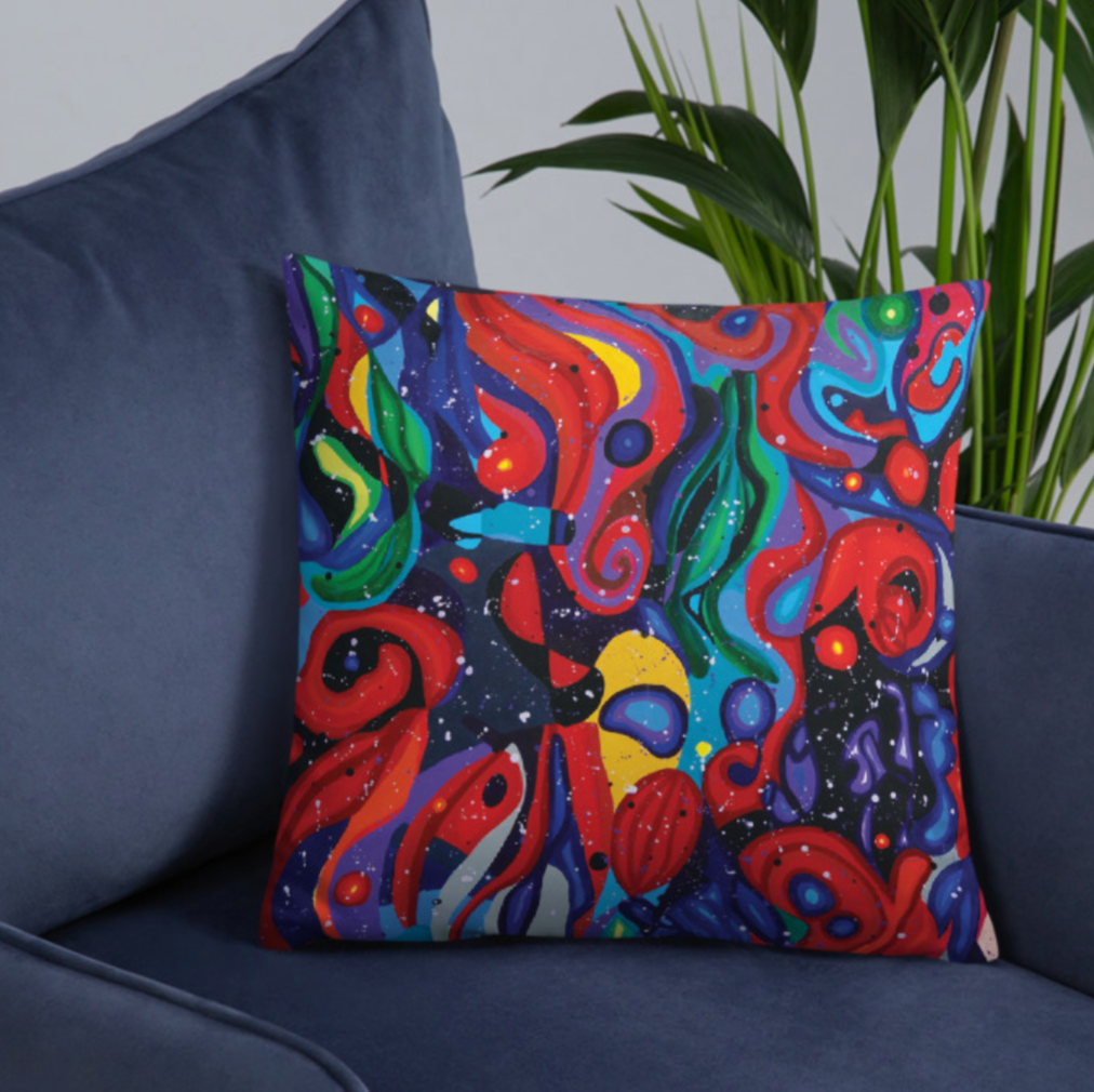 Starry Day Double-sided Cushion