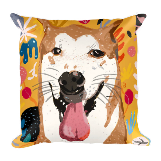 The Artist’s Dog (BB) double-sided cushion