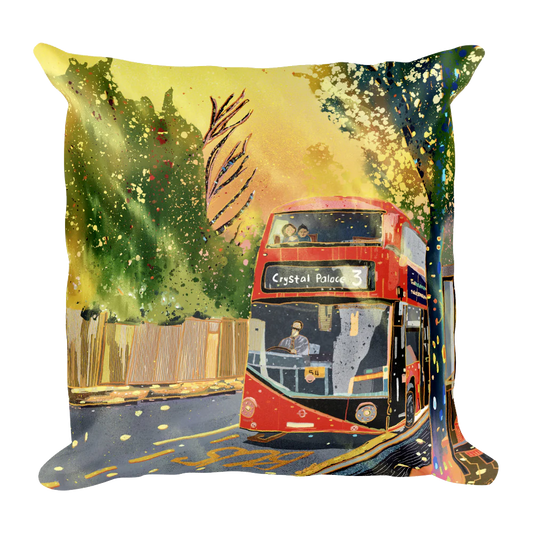 London Routemaster No.3 Bus Double-sided Cushion