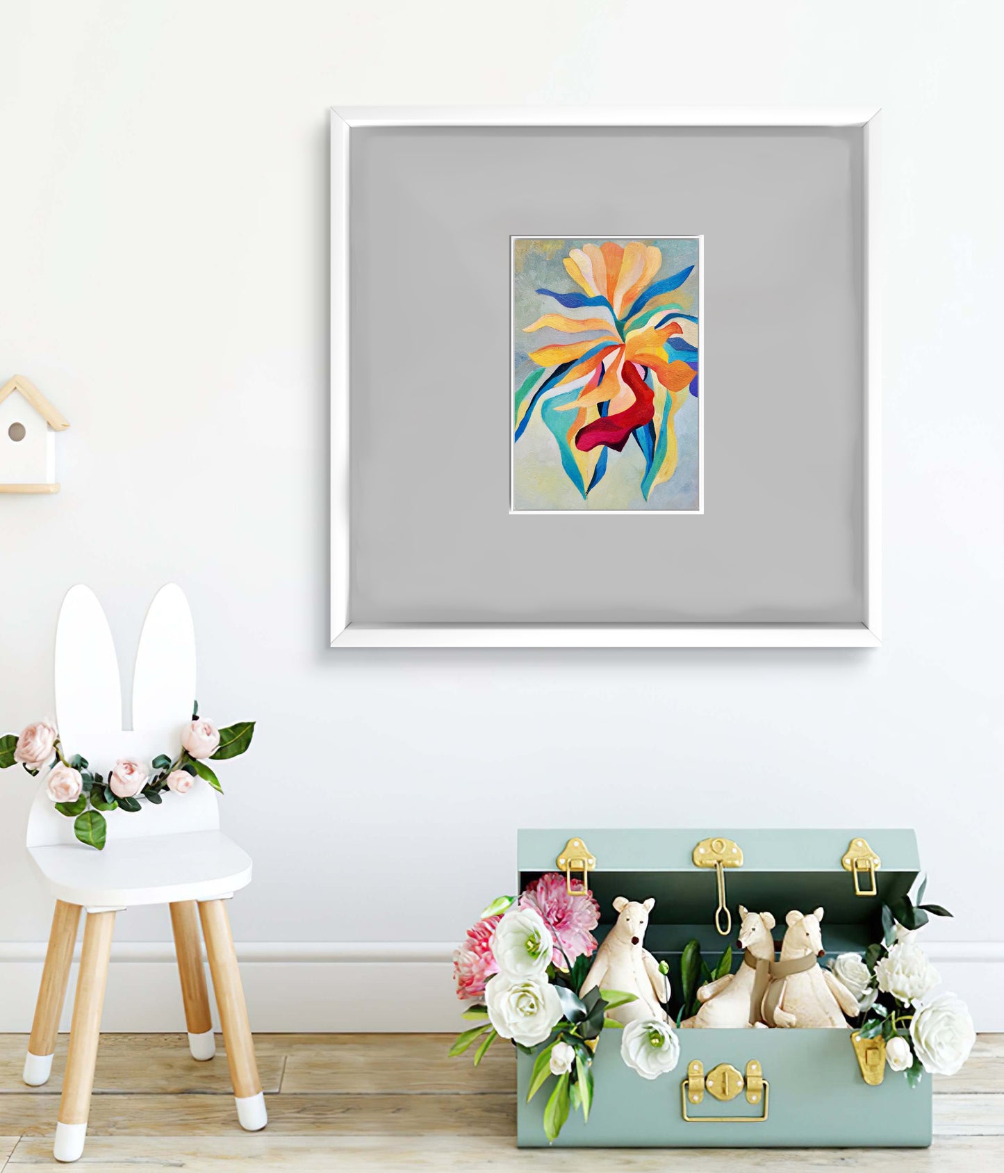 Flowers 4 - Original Painting by Faye Chan