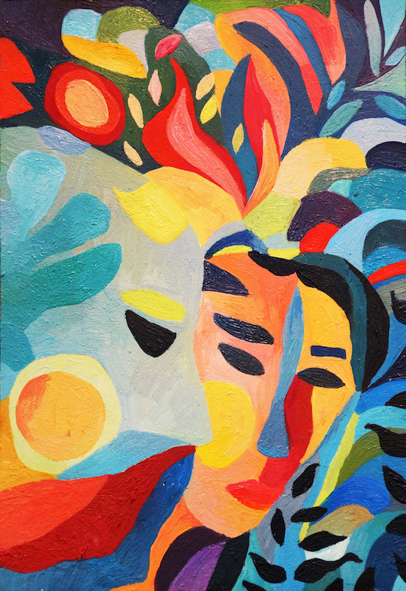 Want to Know -  Original Painting by Faye Chan